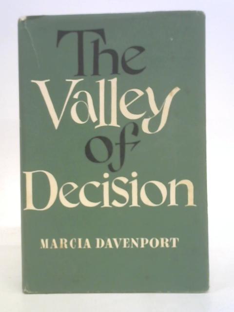 The Valley of Decision von Marcia Davenport