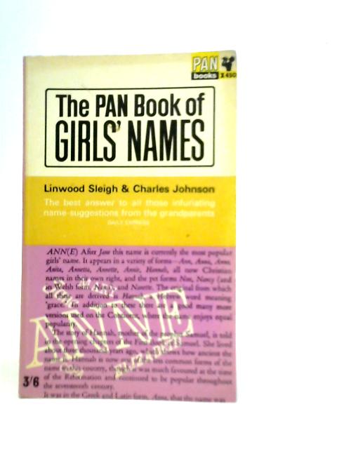 Pan Book of Girls Names By Linwood Sleigh