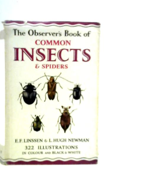 The Observer's Book of Common Insects & Spiders By E.F..Linssen