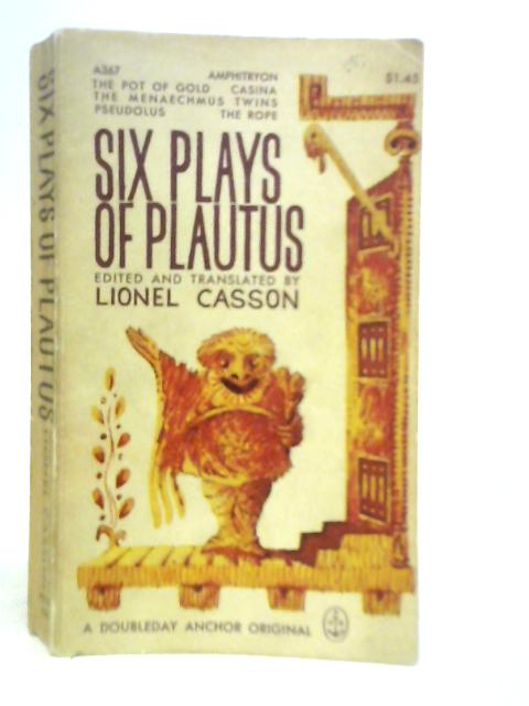 Six Plays of Plautus By Plautus