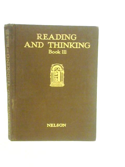 Reading and Thinking Book Book III By R.Wilson