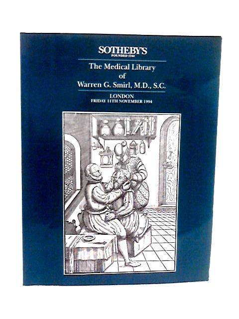 The Medical Library Of Warren G. Smirl By Sotheby's