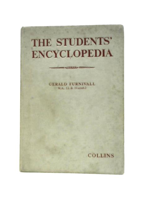 The Students' Encyclopedia By Gerald Furnivall
