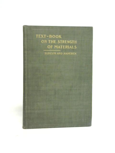 Textbook on The Strength of Materials By S. E. Slocum