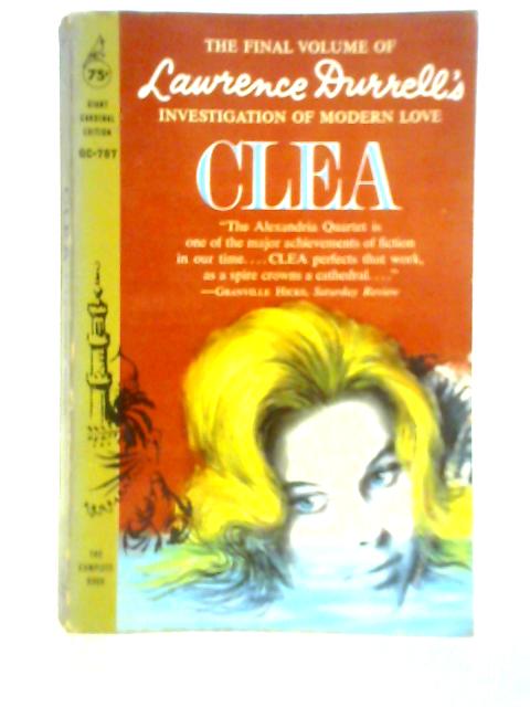 Clea By Lawrence Durrell