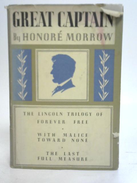 Great Captain By Honore Morrow