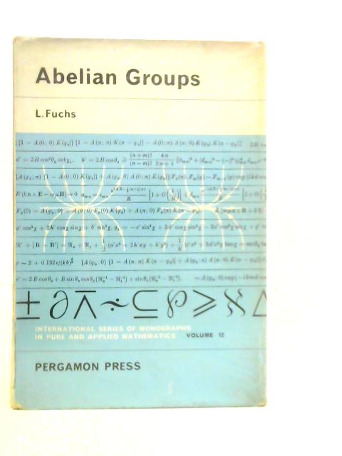 Abelian Groups By L.Fuchs