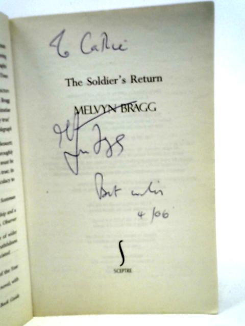 The Soldier's Return By Melvyn Bragg