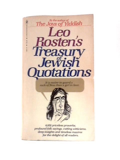 Treasury of Jewish Quotations By Unstated
