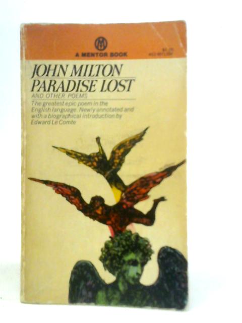Paradise Lost And Other Poems By John Milton