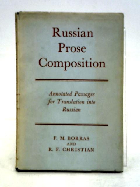 Russian Prose Composition By FM. Borras