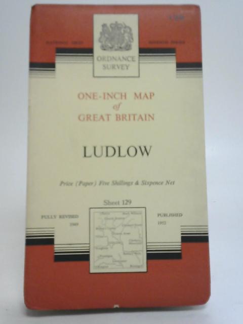 New Popular Edition One-Inch Map of England & Wales Ludlow Sheet 129 von Ordnance Survey