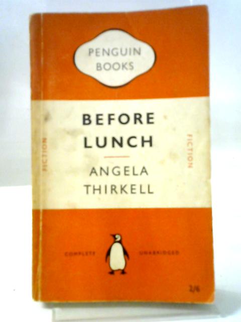 Before Lunch By Angela Thirkell