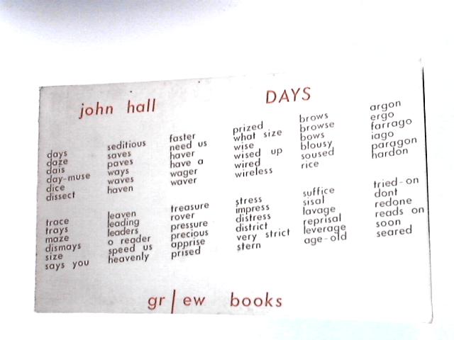 Days By John Hall