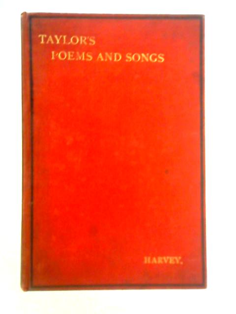 Poems and Songs von David Taylor