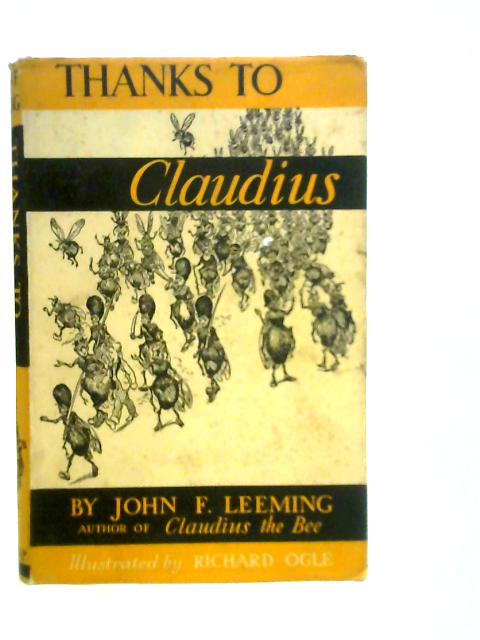 Thanks to Claudius By John F. Leeming