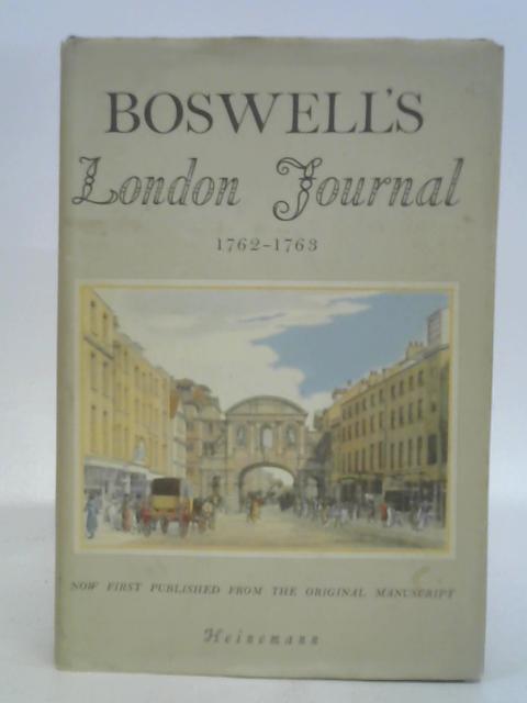 Boswell's London Journal, 1762-1763 By James Boswell