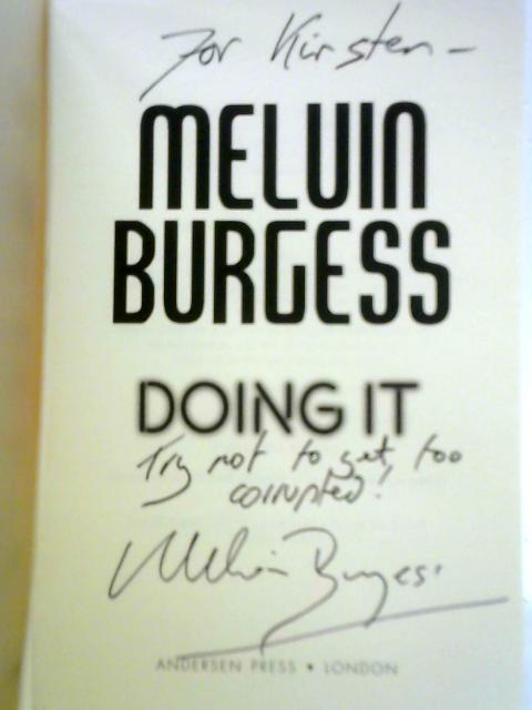 Doing It By Melvin Burgess