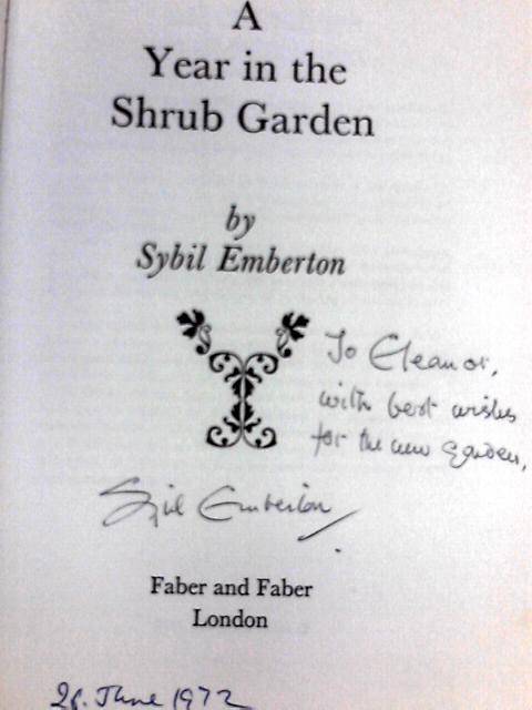 Year in the Shrub Garden von Sybil C. Emberton