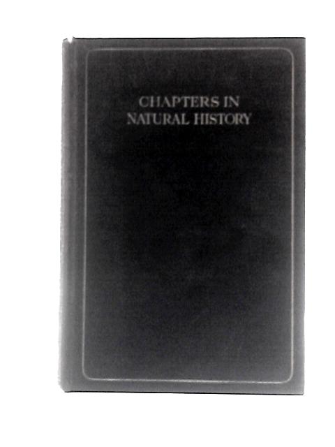Chapters in Natural History By Henry Baker Tristram