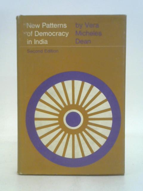 New Patterns of Democracy in India. By Dean