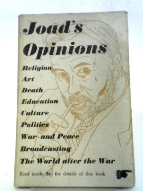 Joad's Opinions par C.E.M. Joad