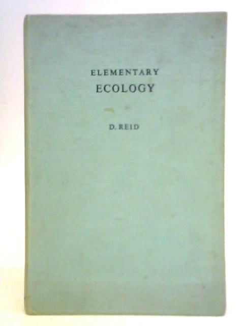 Elementary Ecology von Douglas Reid