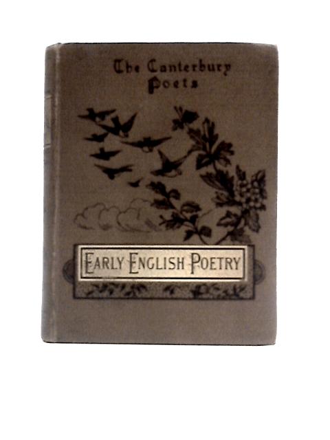 Early English Poetry By H. Macaulay Fitzgibbon (Ed.)