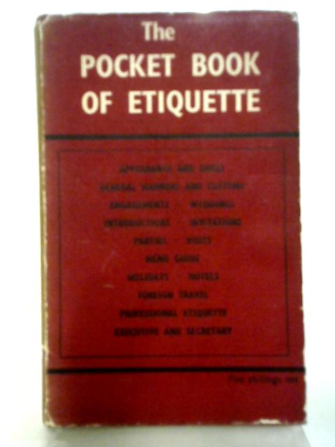The Pocket Book of Etiquette von Carlton Wallace