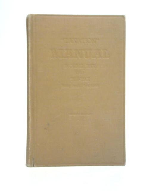 Taxation Manual By Ronald Staples