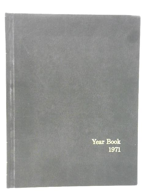 1971 Year Book Covering the Year 1970 By Maron L. Waxman (Ed.)
