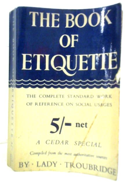 The Book of Etiquette By Laura Troubridge