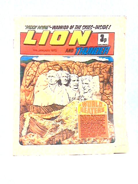 Lion and Thunder 8th January 1972 By Unstated