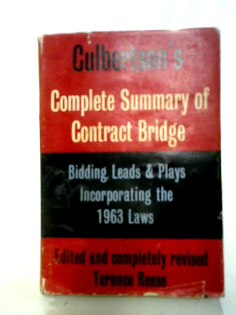 Complete Summary of Contract Bridge By Ely Culbertson