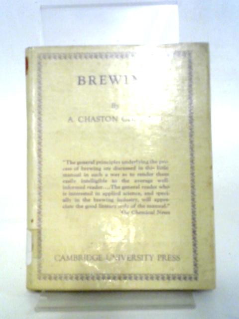 Brewing By Alfred Chaston Chapman