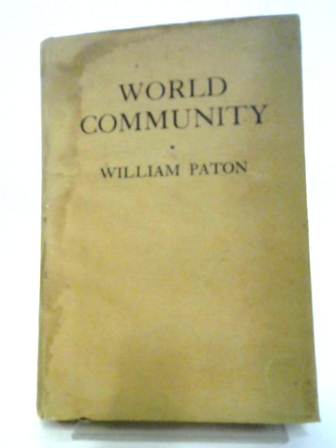 World Community von William Paton