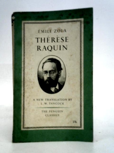 Therese Raquin By Emile Zola