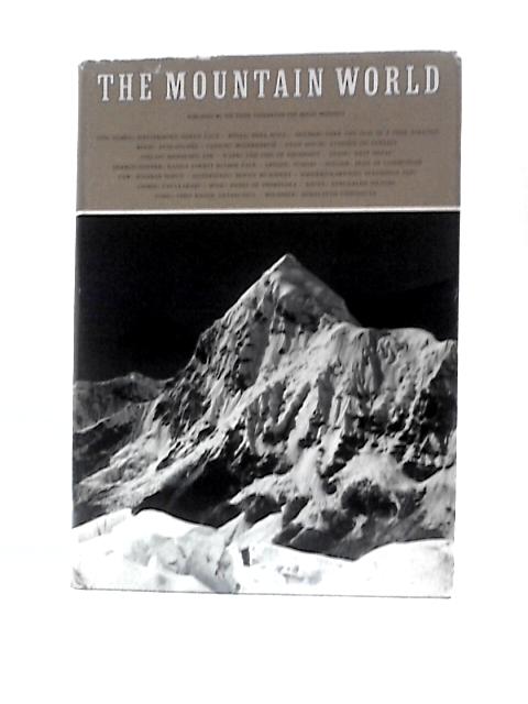 The Mountain World 1962-63 von Malcolm Barnes (Ed.)