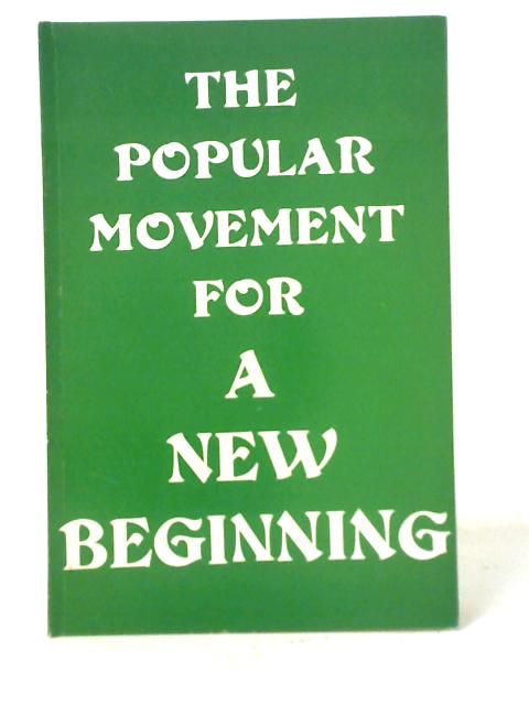 The Popular Movement for a New Beginning von Marengo