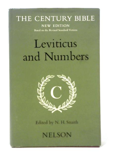 Leviticus and Numbers von N. H. Snaith (Ed.)