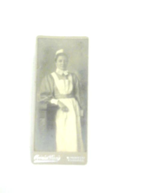 Vintage Ovinius Davis Photo Plate of a Nurse Circa Early 1900s