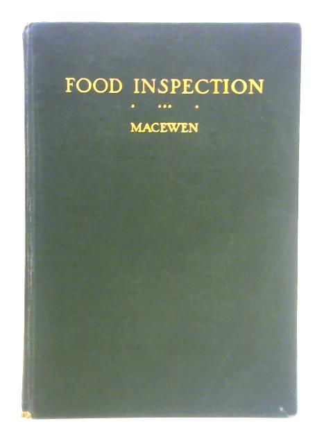 Food Inspection: A Practical Handbook von Hugh A. MacEwen