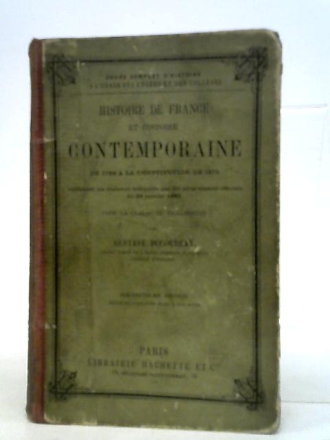 Histoire De France Et Histoire Contemporaine By Gustave Ducoudray