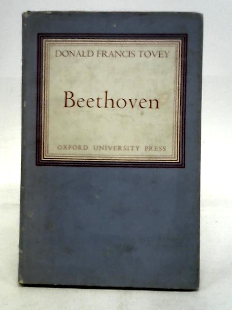 Beethoven By Donald Francis Tovey