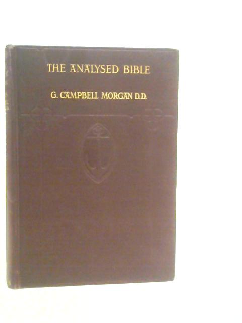 The Analysed Bible: The Book of Genesis von G.Campbell Morgan