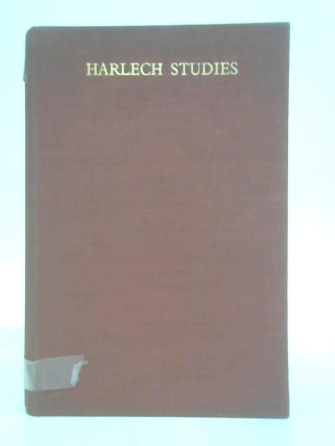 Harlech Studies By Dr Thomas Jones