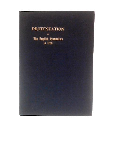 The Protestation von Rev. A.J.C.Allen