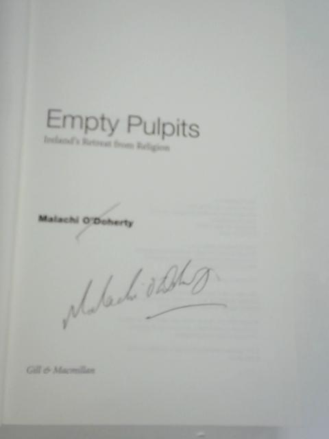 Empty Pulpits By Malachi O'Doherty