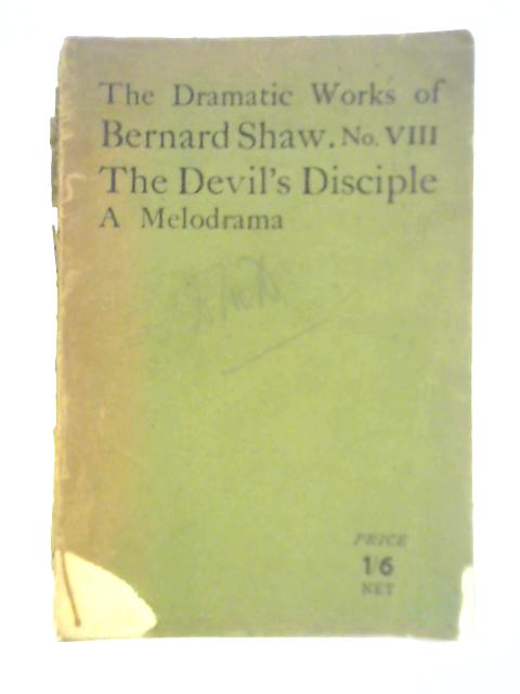 The Devil's Disciple By Bernard Shaw