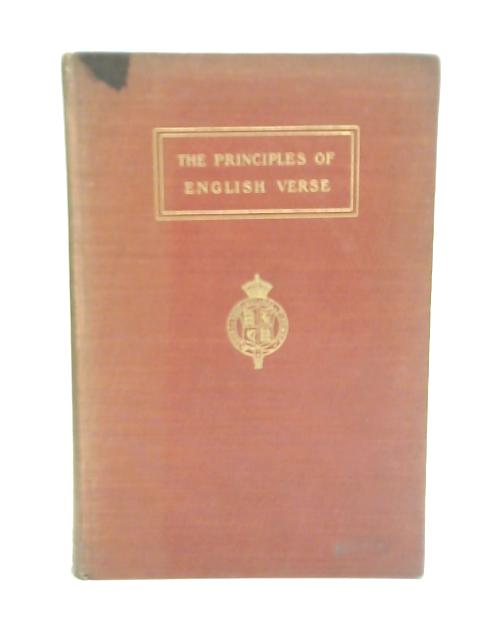 The Principles of English Verse By Charlton M. Lewis